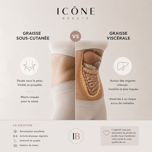 🔥 GRAISSE SOUS-CUTANÉE VS GRAISSE VISCÉRALE : COMPRENDRE LA DIFFÉRENCE