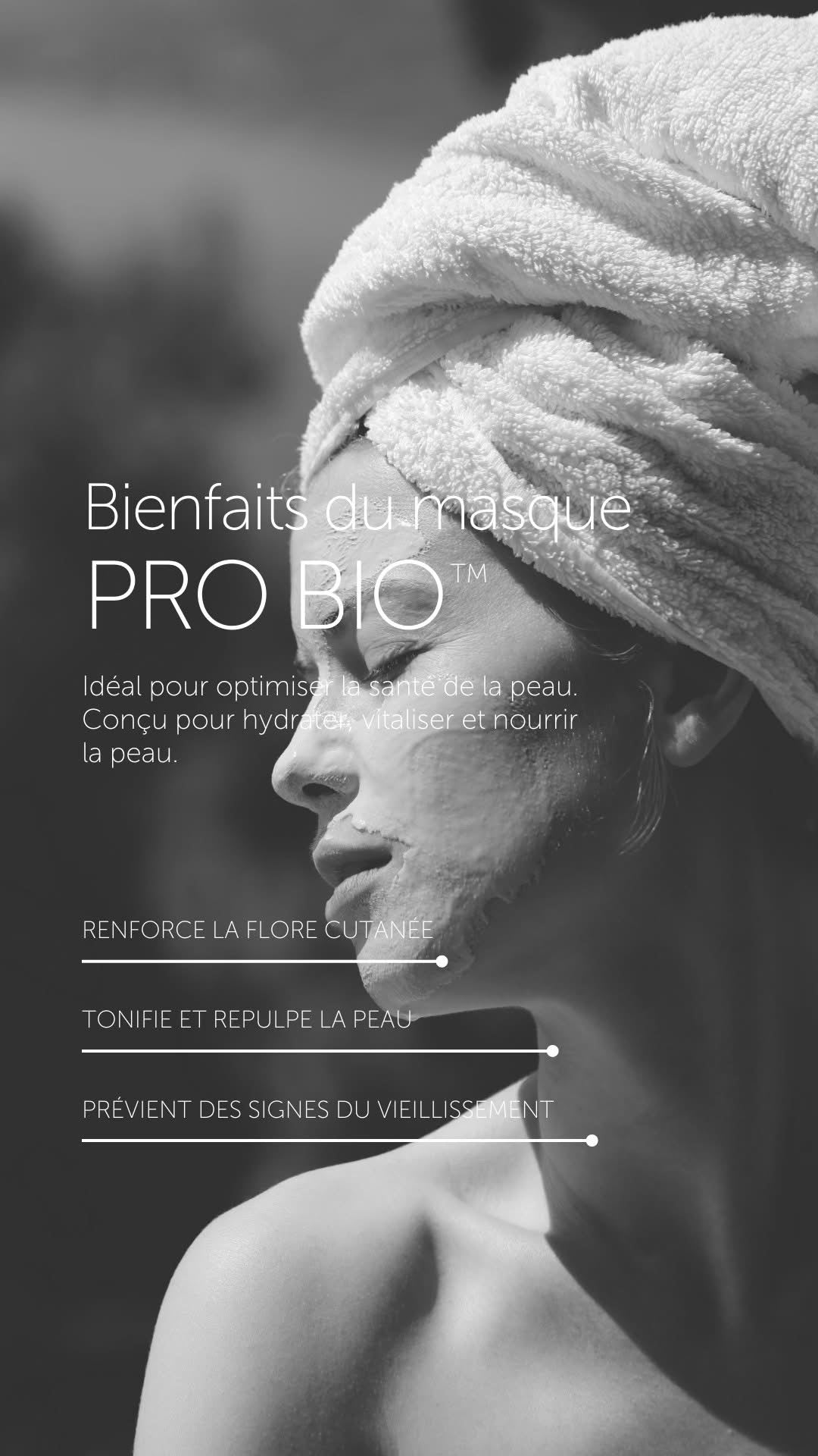 🧬 PRO-BIO™ – Masque aux Probiotiques Biocompatible