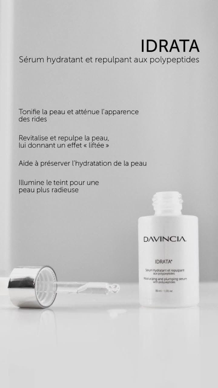 💧 IDRATA™ – Sérum Hydratant & Repulpant aux Polypeptides