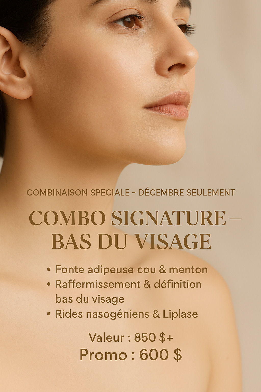 🎁 Combo Signature  Fonte adipeuse et raffermissement — Bas du Visage + LIPLASE