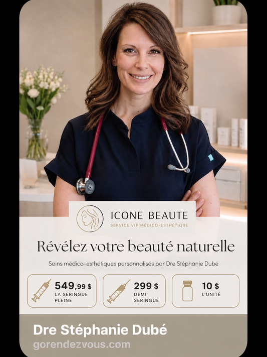 Service VIP: Injections médico-esthétique – Dr Stéphanie Dubée
