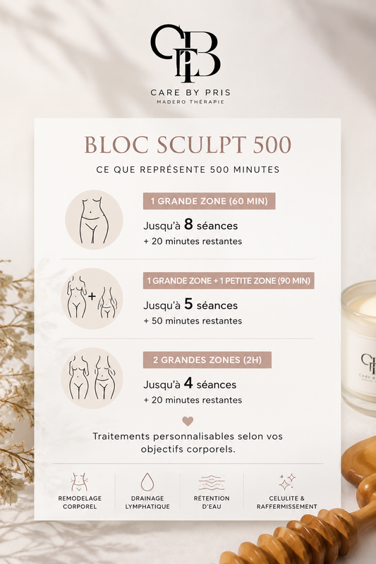 BLOC SCULPT 500 — ÉDITION ÉTÉ ☀️ * madérotherapie