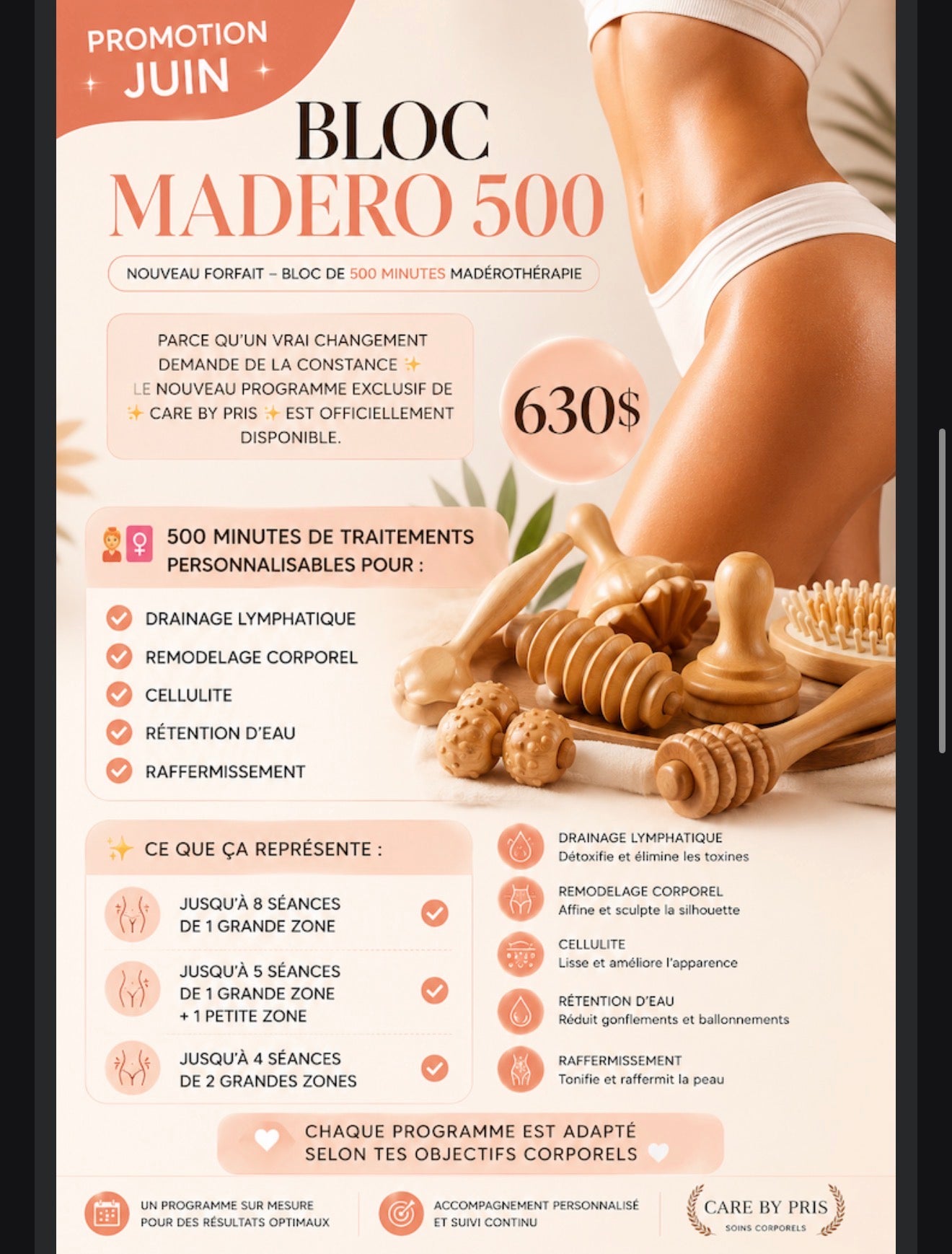 BLOC SCULPT 500 — ÉDITION ÉTÉ ☀️ * madérotherapie